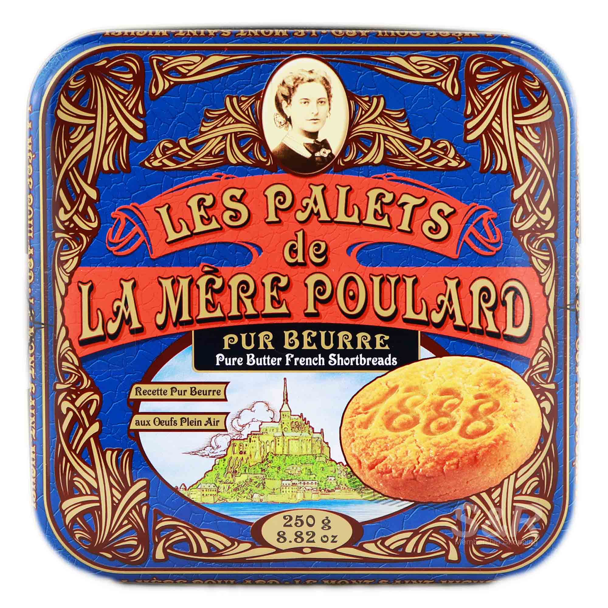 La Mere Poulard Pure Butter French Shortbreads 250g La Mere Poulard Pure Butter French Shortbreads 250g